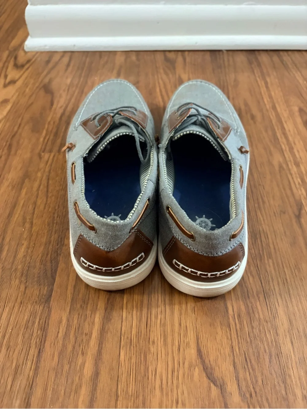 Men's Grey Boat Shoes